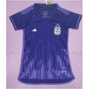 Maillot extérieur féminin d'Argentine 3 étoiles, Championnes de la Coupe du Monde FIFA Qatar 2022