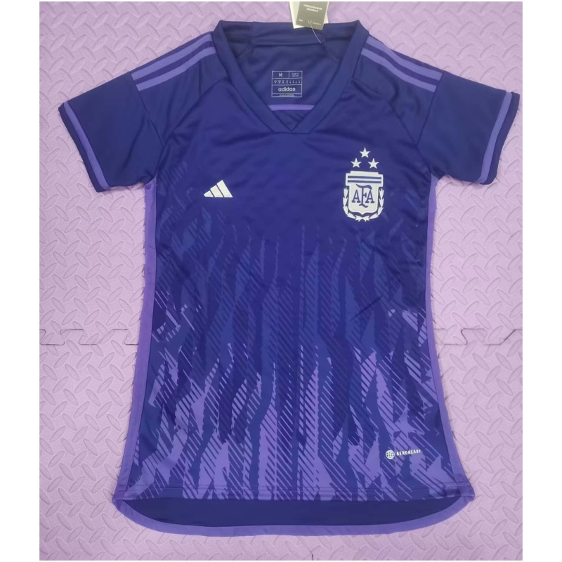Maillot extérieur féminin d’Argentine 3 étoiles, Championnes de la Coupe du Monde FIFA Qatar 2022