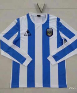 Maillot rétro domicile Argentine à manches longues 1986