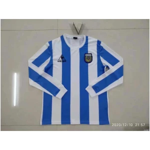 Maillot rétro domicile Argentine à manches longues 1986