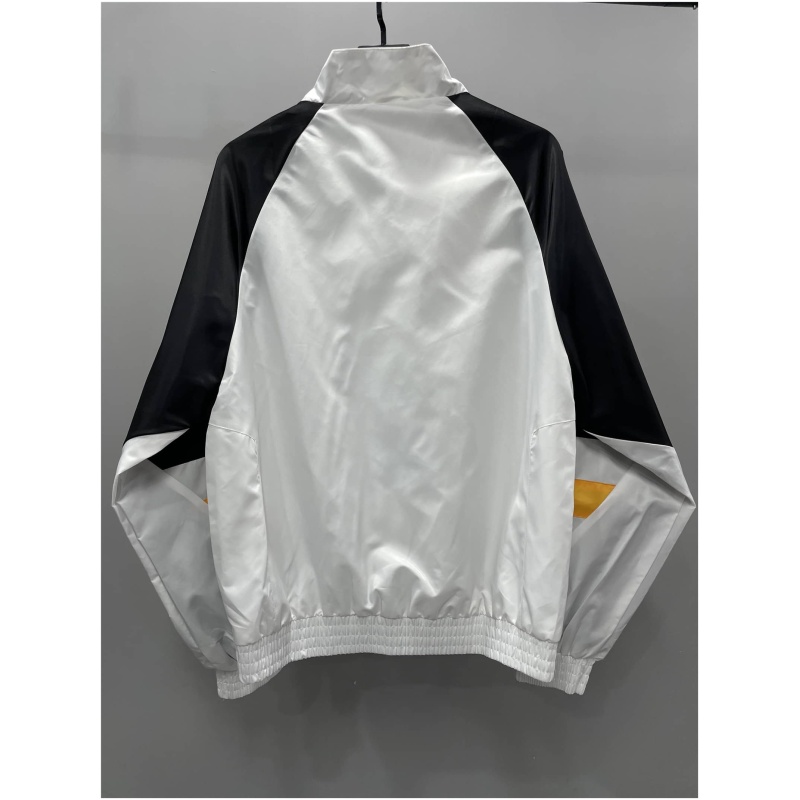 Veste Juventus à demi-zip Windrunner Icon blanche 2023/24