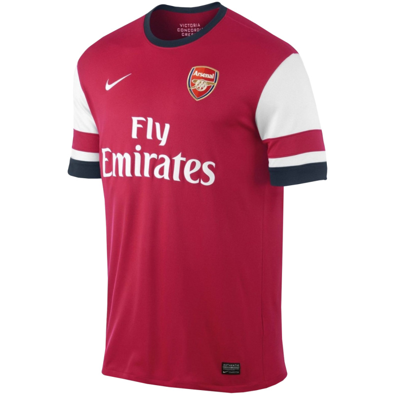Maillot domicile rétro d’Arsenal 2012/13