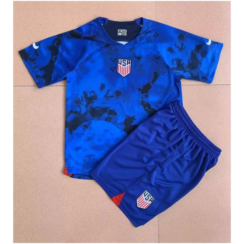 Maillot extérieur Équipe des États-Unis Enfants Coupe du Monde de la FIFA Qatar 2022