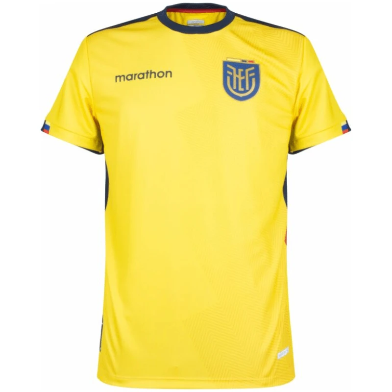 Maillot domicile de l’Équateur Coupe du Monde de la FIFA Qatar 2022