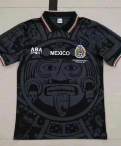 Maillot extérieur rétro noir du Mexique 1998