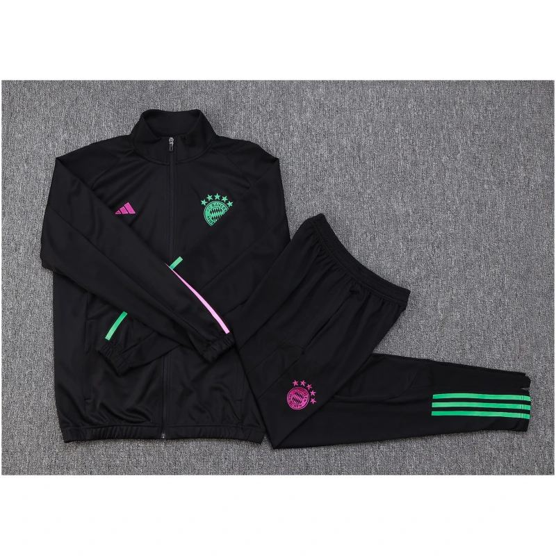 Ensemble de survêtement enfants Bayern Munich Veste + Pantalon Noir 2023/24
