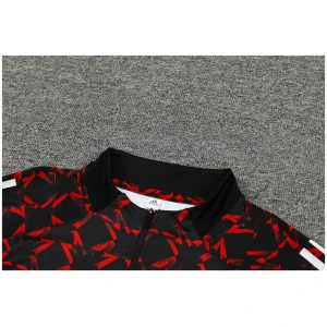 Tenue d'entraînement Manchester United Rouge - Noir 2024/25