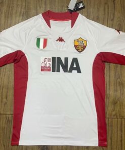 Maillot Domicile Rétro de la Roma 2001/02