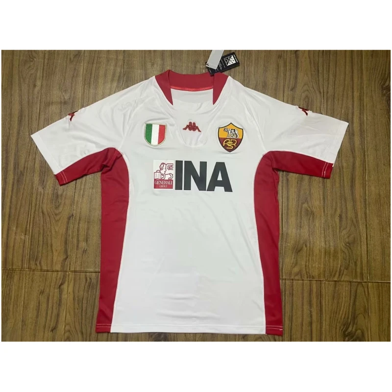 Maillot Domicile Rétro de la Roma 2001/02