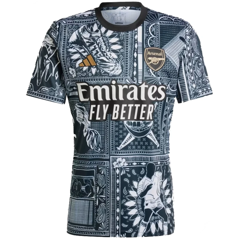 Maillot pré-joueur Arsenal Ian Wright 2023/24