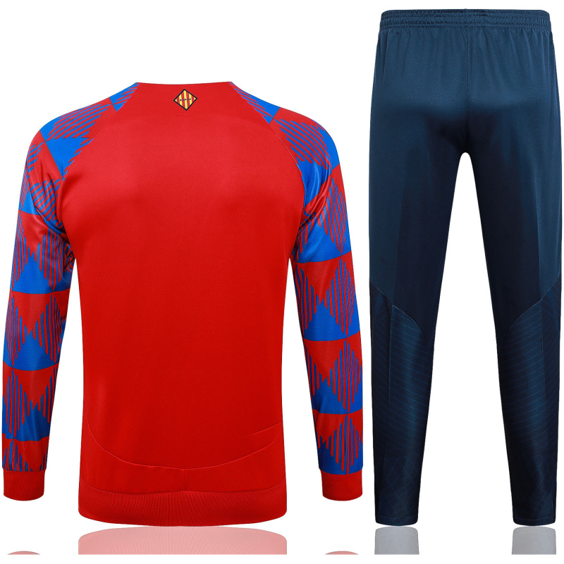 Survêtement Veste + Pantalon Barcelone Rouge 2023/24