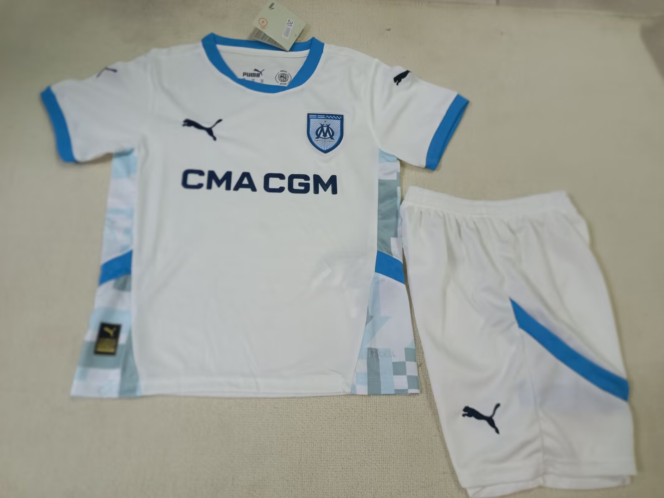 Maillot domicile Olympique de Marseille enfant 2024/25