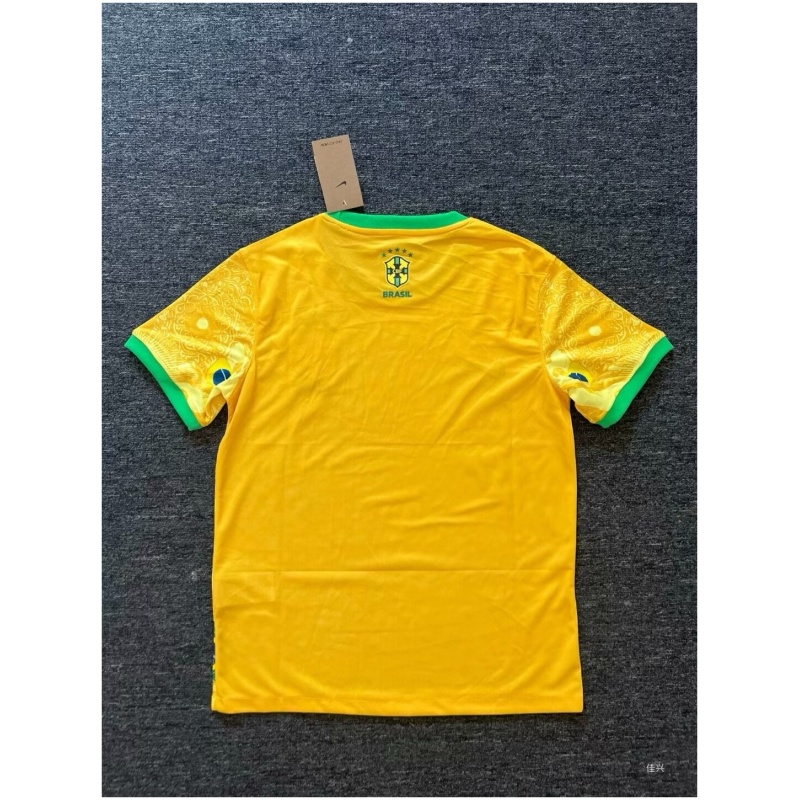 Maillot Édition Spéciale Brésil Jaune Vif Jésus 2024