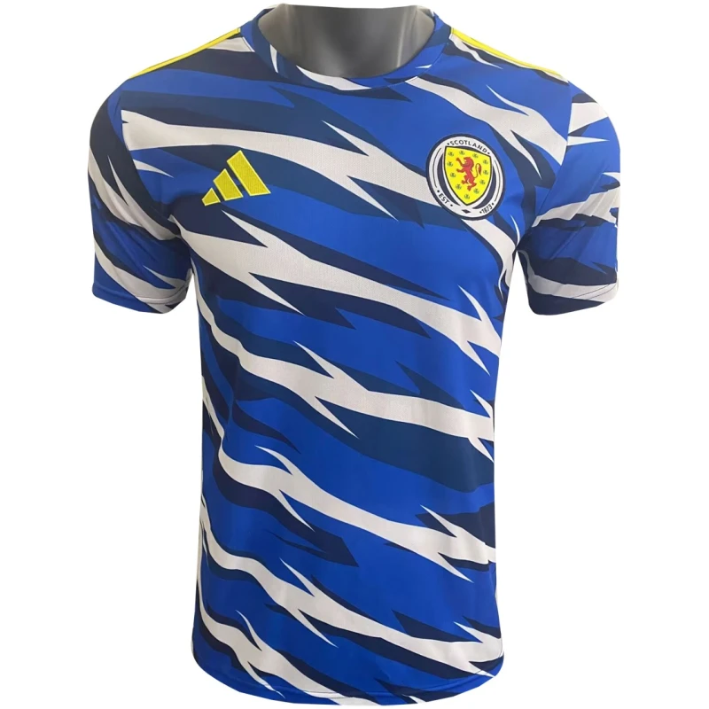 Maillot Bleu de Pré-Joueur Écosse 2024