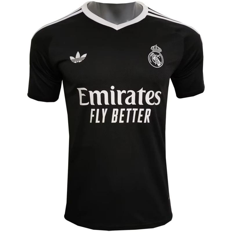 Maillot noir de gardien de but du Real Madrid 2024/25