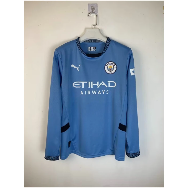 Maillot Domicile à Manches Longues de Manchester City 2024/25