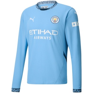Maillot Domicile à Manches Longues de Manchester City 2024/25
