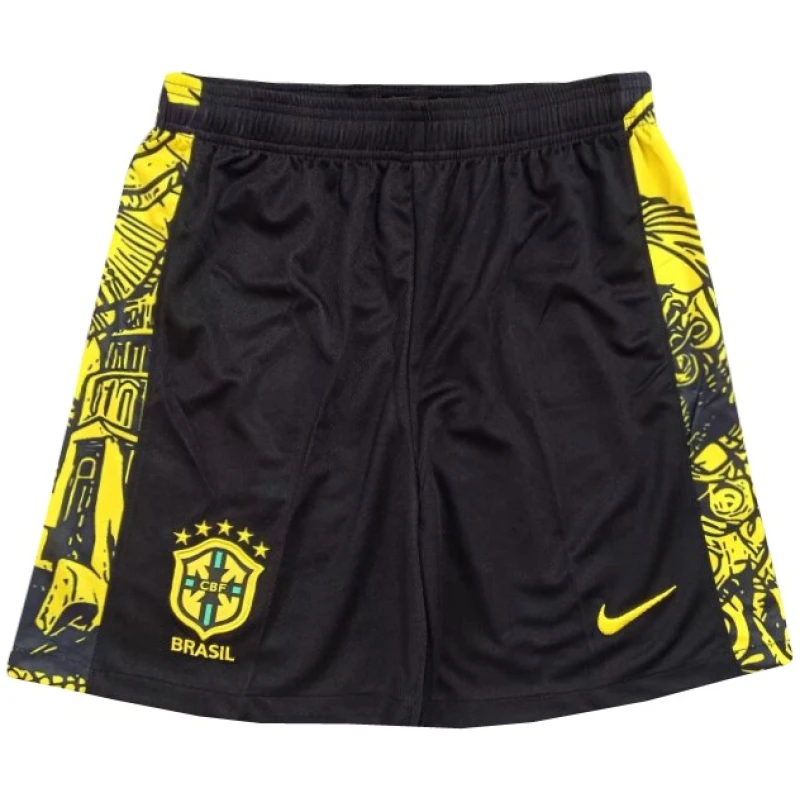 Édition Spéciale Brésil Noir – Short Jaune 2024