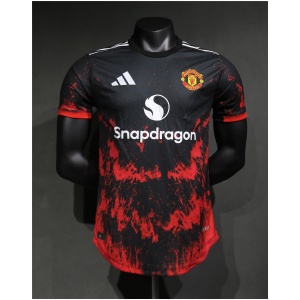 Maillot Authentique Spécial Noir Manchester United 2024/25 - joueur