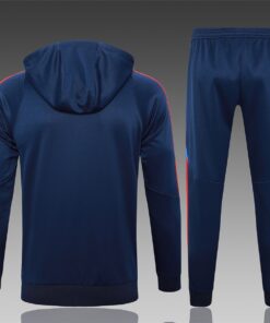 Survêtement Enfant Italie avec Sweat à Capuche et Pantalon Royal 2024
