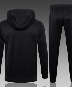Ensemble d’entraînement pour enfants à Barcelone : Veste à capuche + Pantalon noir 2024/25