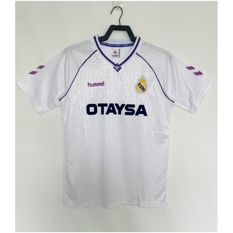Maillot Domicile Rétro du Real Madrid 1990/92
