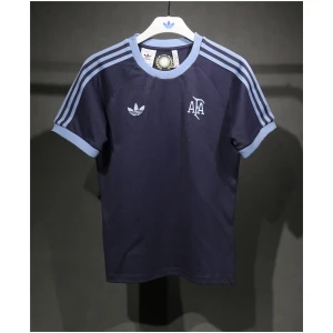 Maillot Adidas Originals Argentine 3 Bandes 100% Coton Marine 2025 – joueur