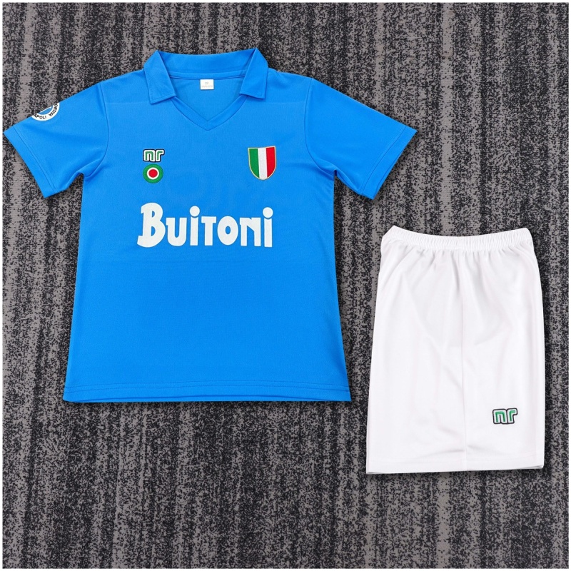 Maillot Domicile Rétro Naples Enfants 1987/88