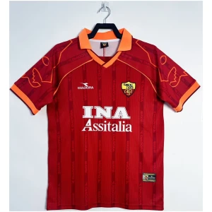 Maillot domicile rétro de la Roma 1999/2000