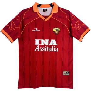 Maillot domicile rétro de la Roma 1999/2000