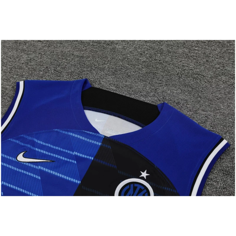 Maillot sans manches de l’Inter Milan Bleu 2024/25
