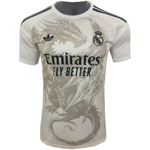 Maillot Édition Spéciale Dragon Blanc Real Madrid 2024/25
