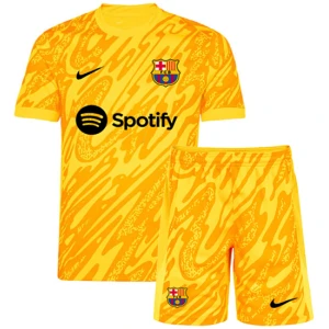 Maillot de Gardien Jaune pour Enfants Barcelone 2024/25