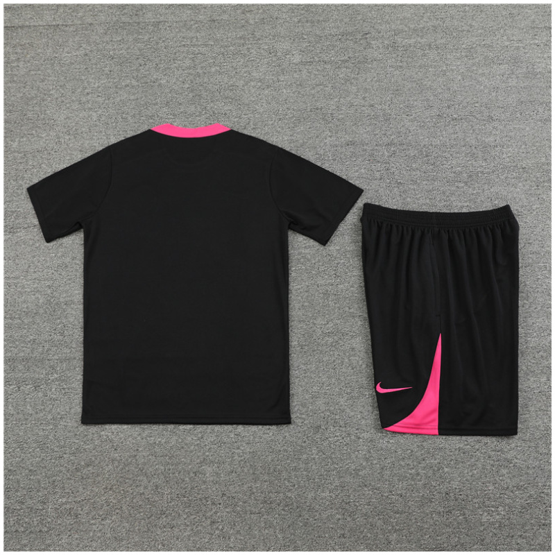 Ensemble d’entraînement court pour enfants Chelsea noir 2024/25