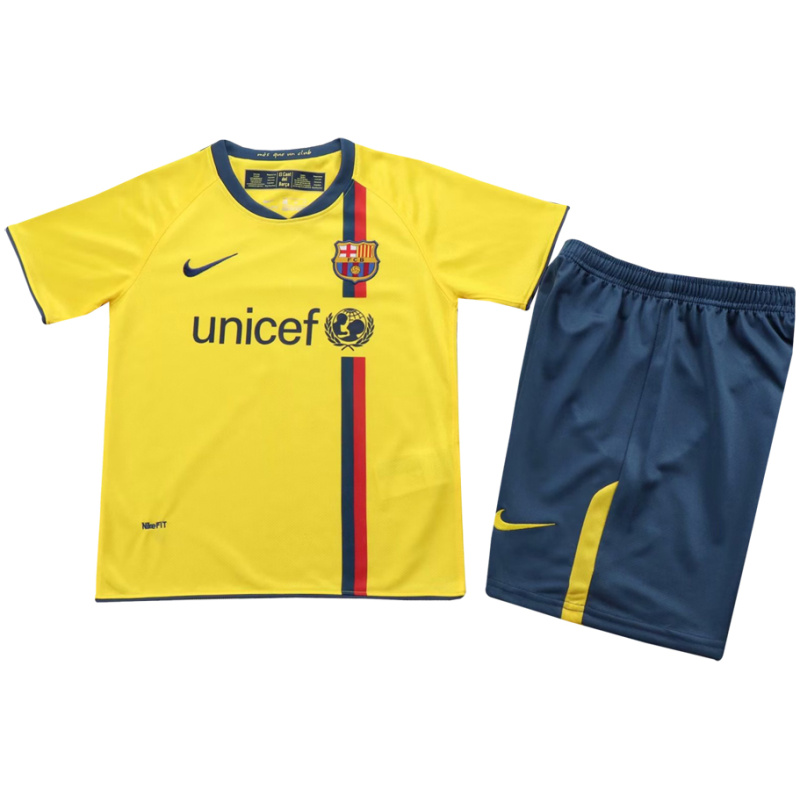Maillot extérieur rétro pour enfants de Barcelone 2008/09