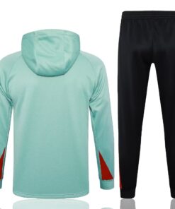 Ensemble d’entraînement Liverpool : Sweat à capuche + Pantalon, Vert Clair 2024/25