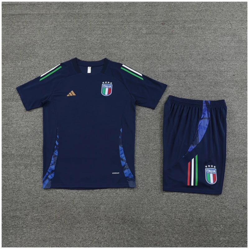 Ensemble d’Entraînement Court pour Enfants Italie Royal 2024