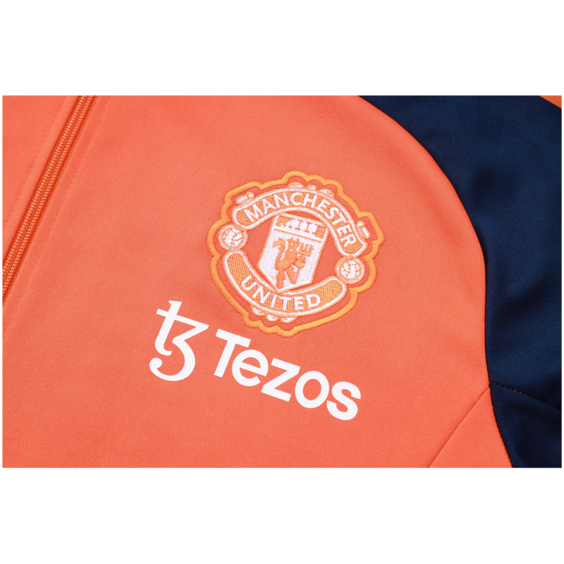 Survêtement d’entraînement Manchester United Veste + Pantalon Orange 2024/25