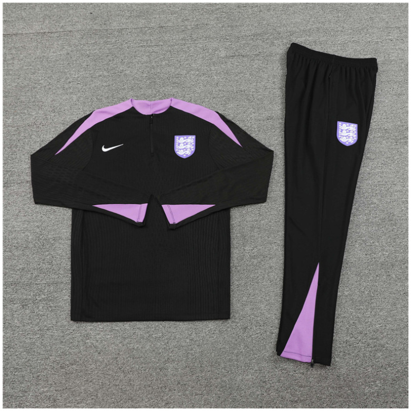 Tenue d’entraînement pour enfants Angleterre noire 2024