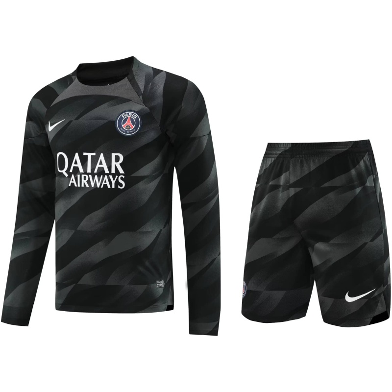 Gardien de but du PSG Combinaison Noire Manches Longues 2023/24