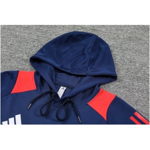Sweat à capuche et pantalon d'entraînement Manchester United Navy 2024/25