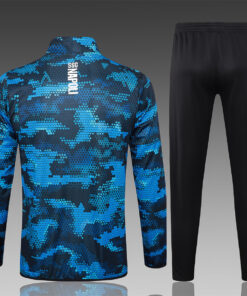 Ensemble d’entraînement pour enfants Napoli Veste + Pantalon Bleu 2024/25