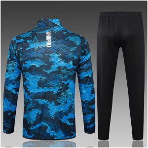 Ensemble d’entraînement pour enfants Napoli Veste + Pantalon Bleu 2024/25