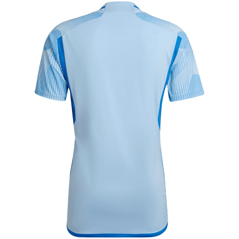 Maillot extérieur de l’Espagne pour la Coupe du Monde de la FIFA Qatar 2022.