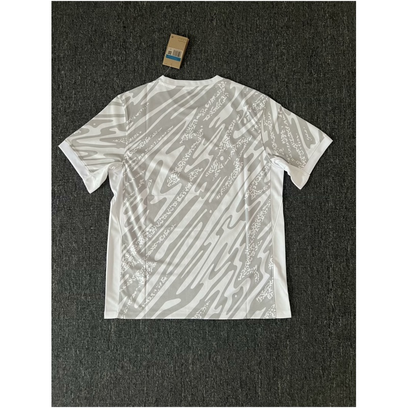 Maillot Blanc Gardien de But Brésil 2024