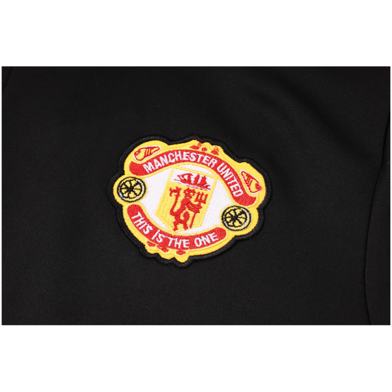 Ensemble d’entraînement Manchester United Veste + Pantalon Noir 2024/25