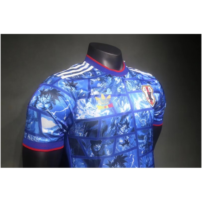 Édition Spéciale Japon Maillot Bleu Authentique 2024 – joueur
