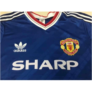 Maillot Manchester United Extérieur Rétro Manches Longues 1986/1987