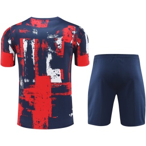 Tenue d’entraînement courte PSG Rouge Royal 2024/25