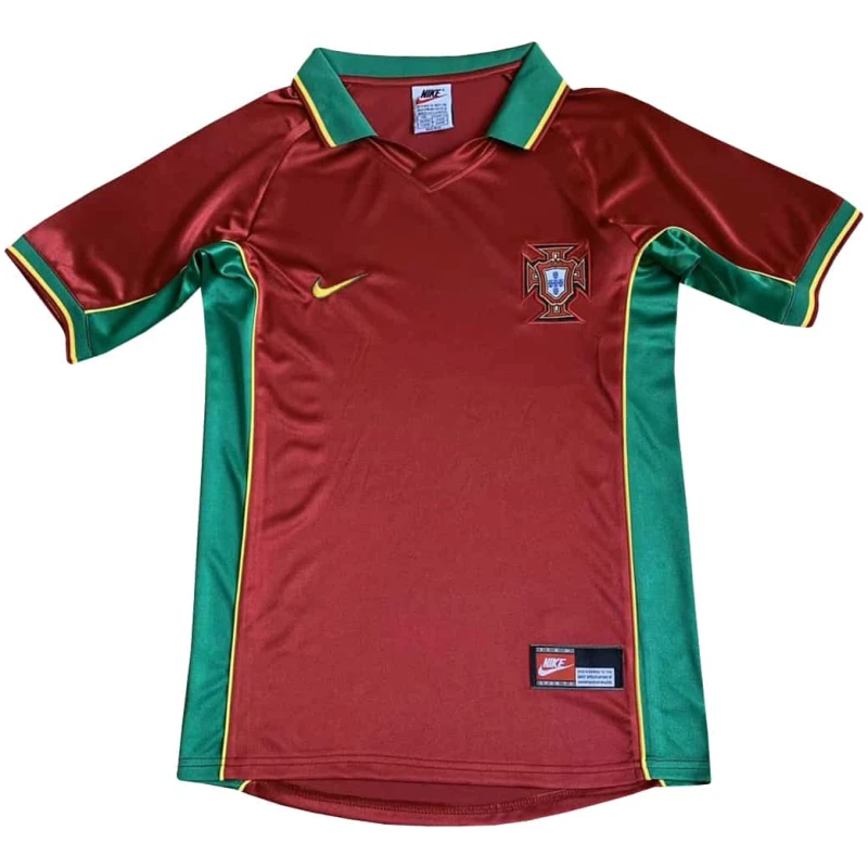 Maillot Domicile Rétro du Portugal 1998